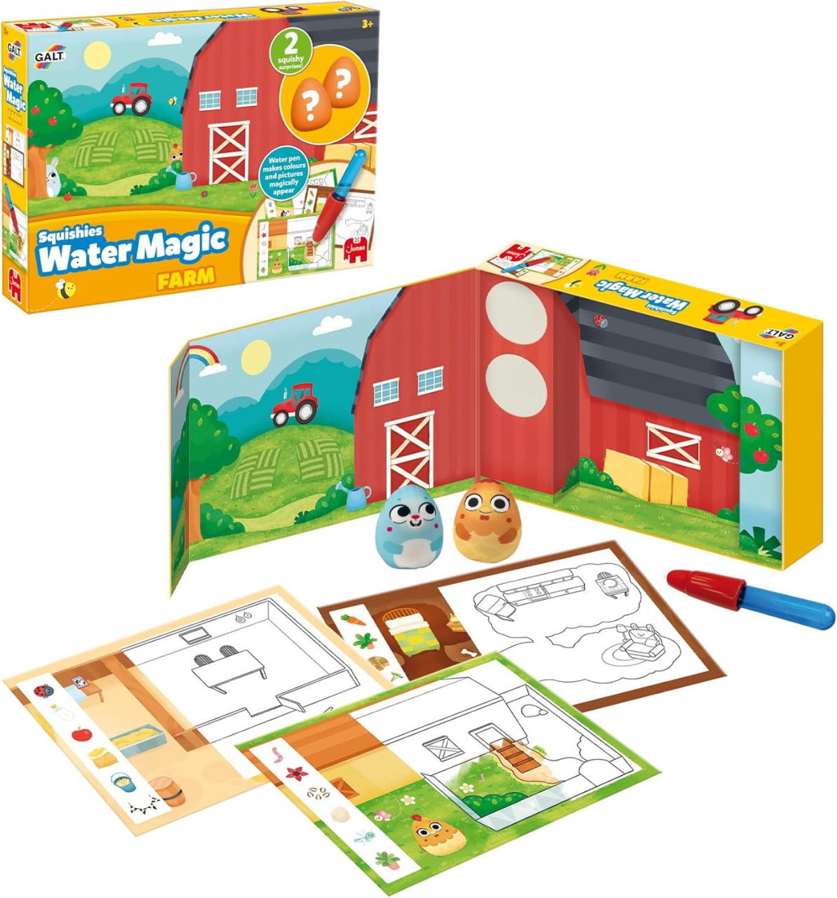 Set Water Magic de colorat: La ferma cu Squishies [3]