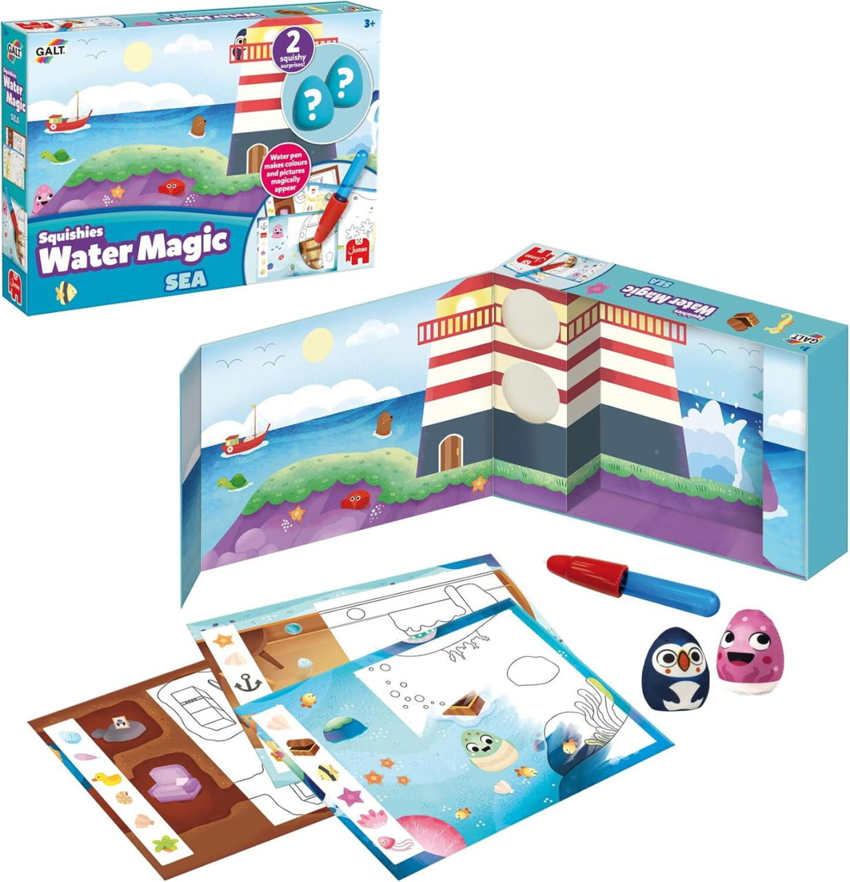 Set Water Magic de colorat: La mare cu Squishies [2]