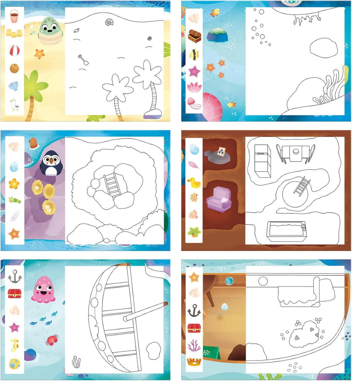 Set Water Magic de colorat: La mare cu Squishies [4]