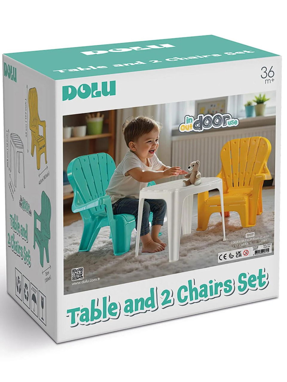 Setul meu de masa cu scaune - Pastel [3]