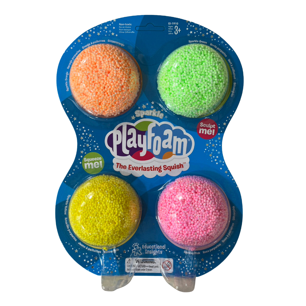 Spuma de modelat cu sclipici Playfoam™ - Set 4 culori [1]