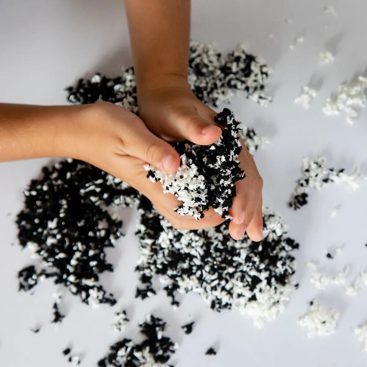 Spuma de modelat Playfoam Pluffle™ Twist - Alb si negru [5]