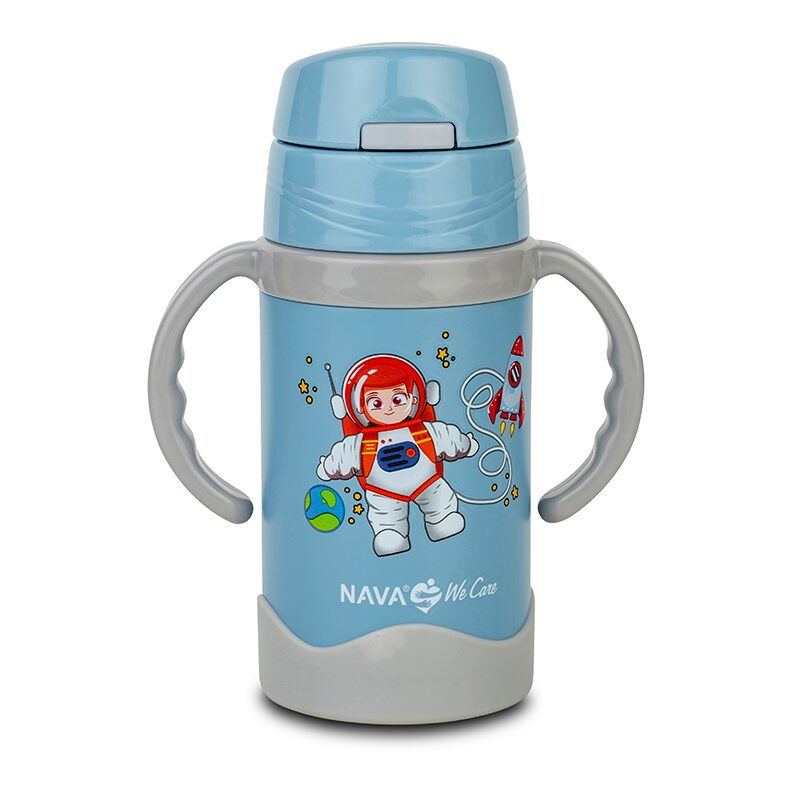 Sticla termoizolanta Nava We care 300 ml albastru [1]