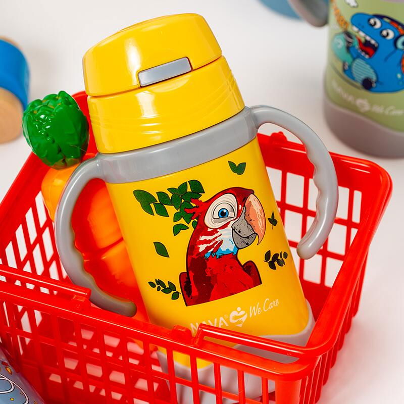 Sticla termoizolanta Nava We care 300 ml albastru [10]