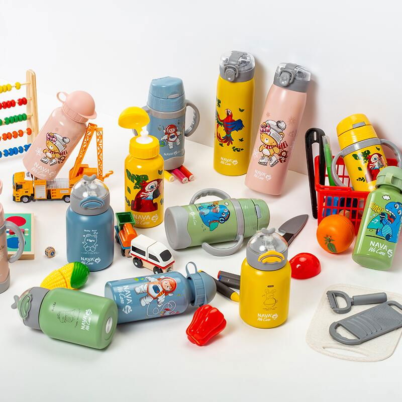 Sticla termoizolanta Nava We care 350 ml galben [7]