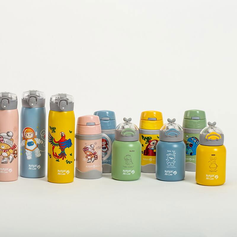 Sticla termoizolanta Nava We care 350 ml galben [6]