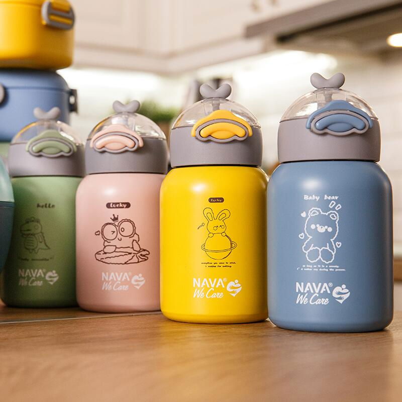 Sticla termoizolanta Nava We care 350 ml roz [4]