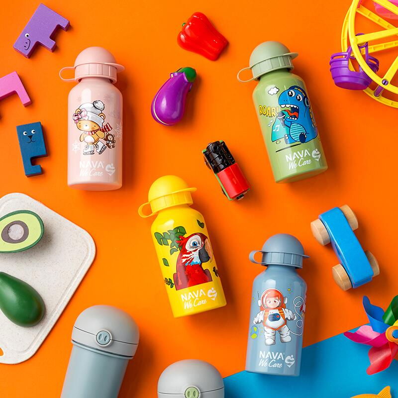 Sticla termoizolanta Nava We care 400ml galben [8]