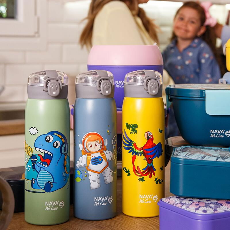 Sticla termoizolanta Nava We care 500ml galben [4]