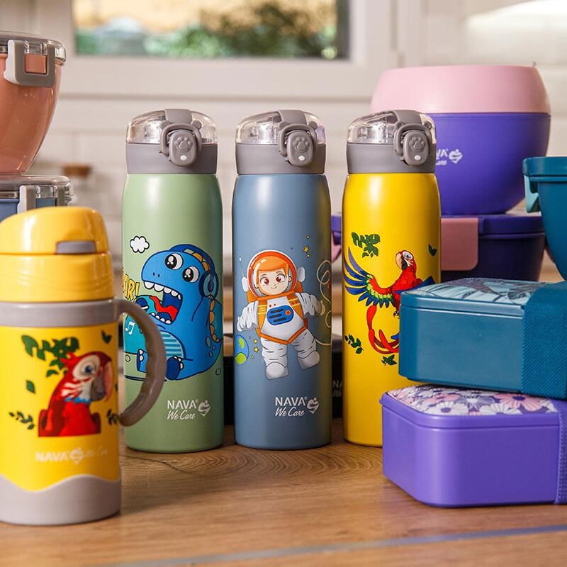 Sticla termoizolanta Nava We care 500ml galben [3]