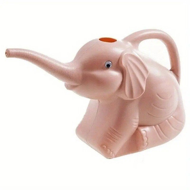 Stropitoare pentru Copii, Flippy, in forma de Elefant, 1500 mL, pentru Udat Plante, 19.5x17x11.8 cm, Roz [1]