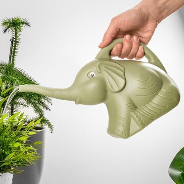 Stropitoare pentru Copii, Flippy, in forma de Elefant, 1500 mL, pentru Udat Plante, 19.5x17x11.8 cm, Verde [3]