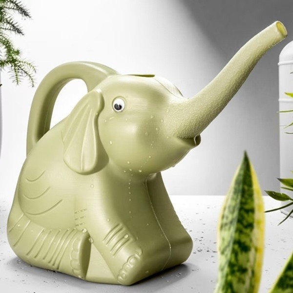 Stropitoare pentru Copii, Flippy, in forma de Elefant, 1500 mL, pentru Udat Plante, 19.5x17x11.8 cm, Verde [4]