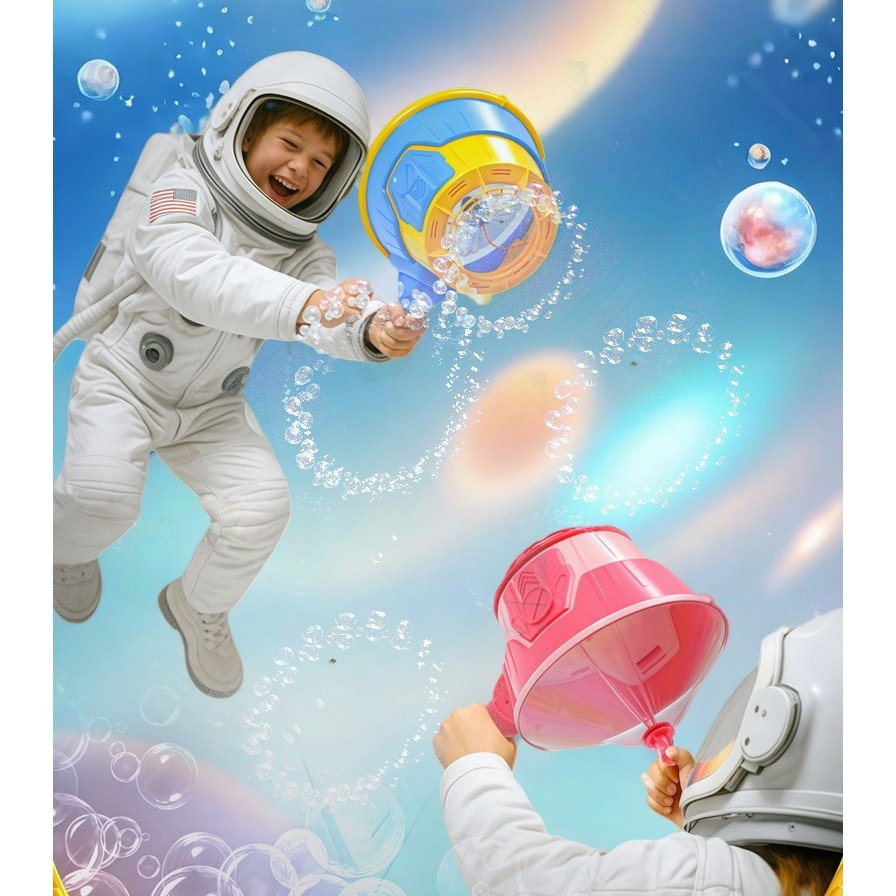 Suflator de Baloane, Flippy, din Plastic, Functie de Suflare si de Facut Baloane, 4-6 Ani, 30.4 x 14.2 x 22.2 cm, Albastru [5]