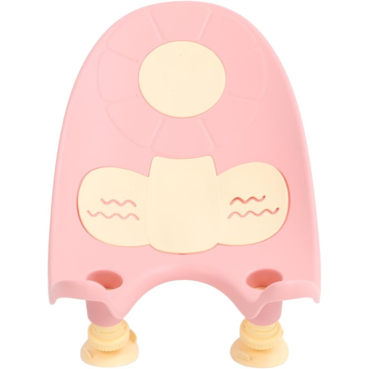 Suport de Baie Bebelusi, Flippy, 0-12 luni, Montare pe Chiuveta/Lavoar/Cada, Ventuze Antiderapante cu Intaltime Reglabila, 50 x 24 x 12.5 cm, Roz [7]