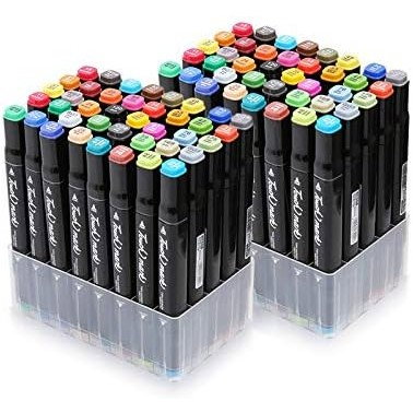 Suport De Depozitare, Flippy, pentru Markere, Suport Pentru Stilouri, Cutie De Depozitare pentru Birou, Multi-Functionala, 60 Spatii, Alb/Negru [5]