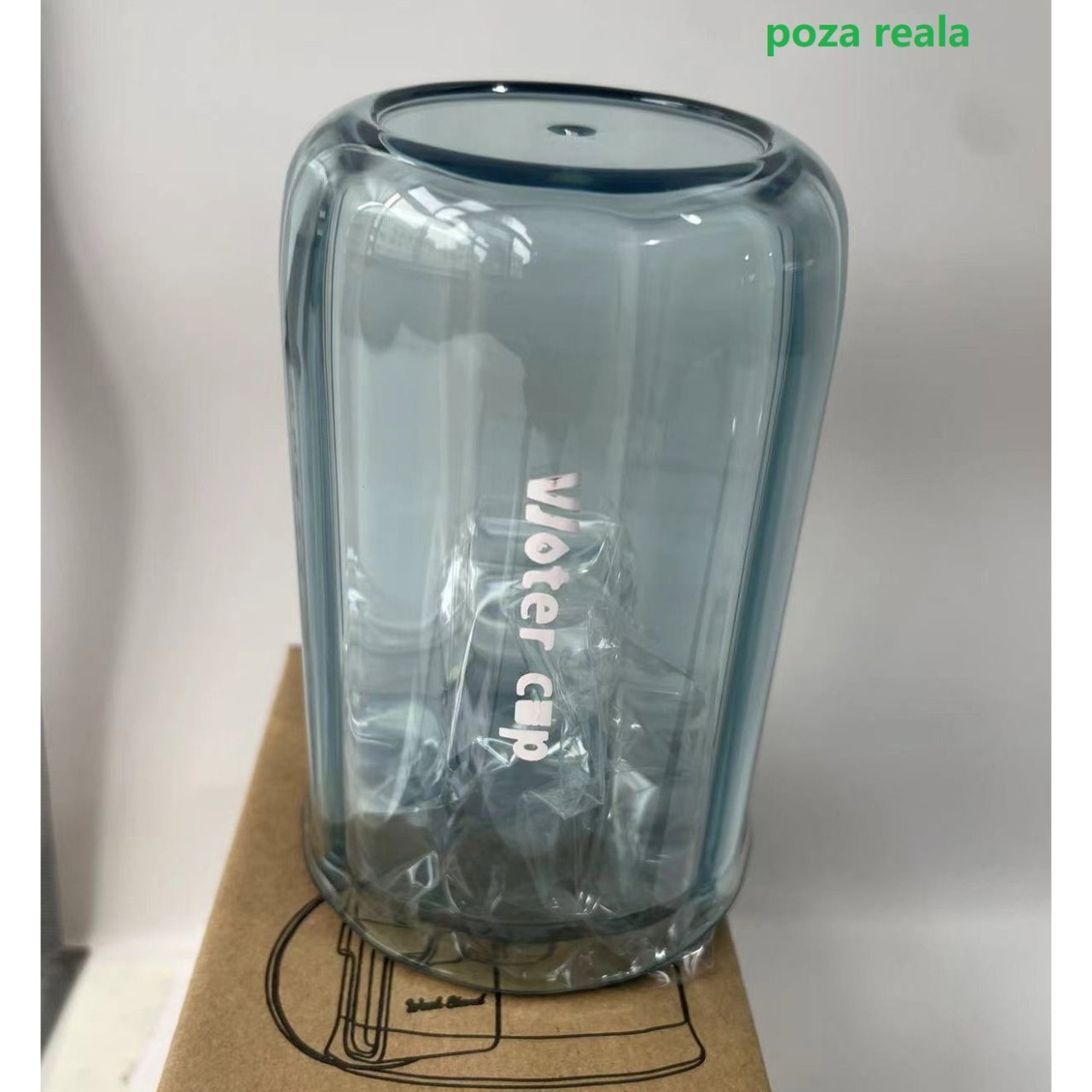 Suport Multifunctional 2 in 1, Pahar si Suport pentru Periuta de Dinti, Flippy, Plastic, Dimensiune: 10.4 x 7.3 x 7.3 cm, Albastru [2]