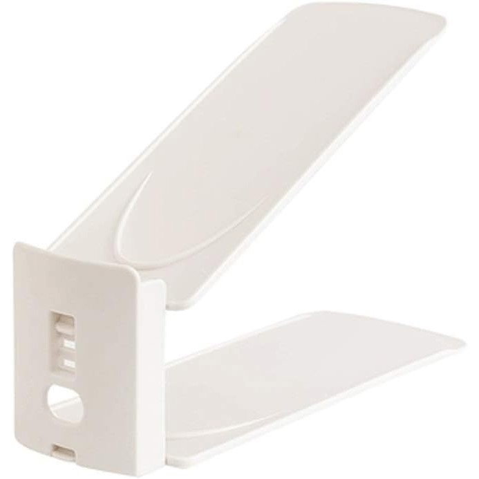 Suport pentru Pantofi, Flippy, din Plastic, Reglabil, 2 Niveluri, 27 x 10 x 20 cm, Bej [1]