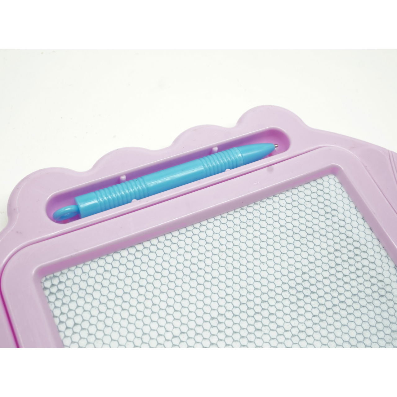 Tabla Magnetica pentru desen Flippy, Pix, forma dreptunghi, dimensiuni 23x17 cm, Dezvolta Creativitatea, cu picioare suport, Roz Pal [4]