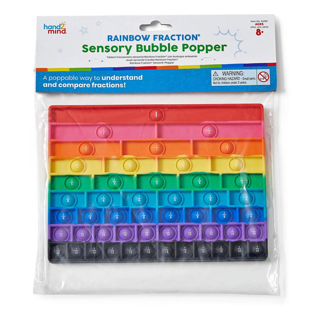 Tablita senzoriala cu fractii - Rainbow Fraction® [1]