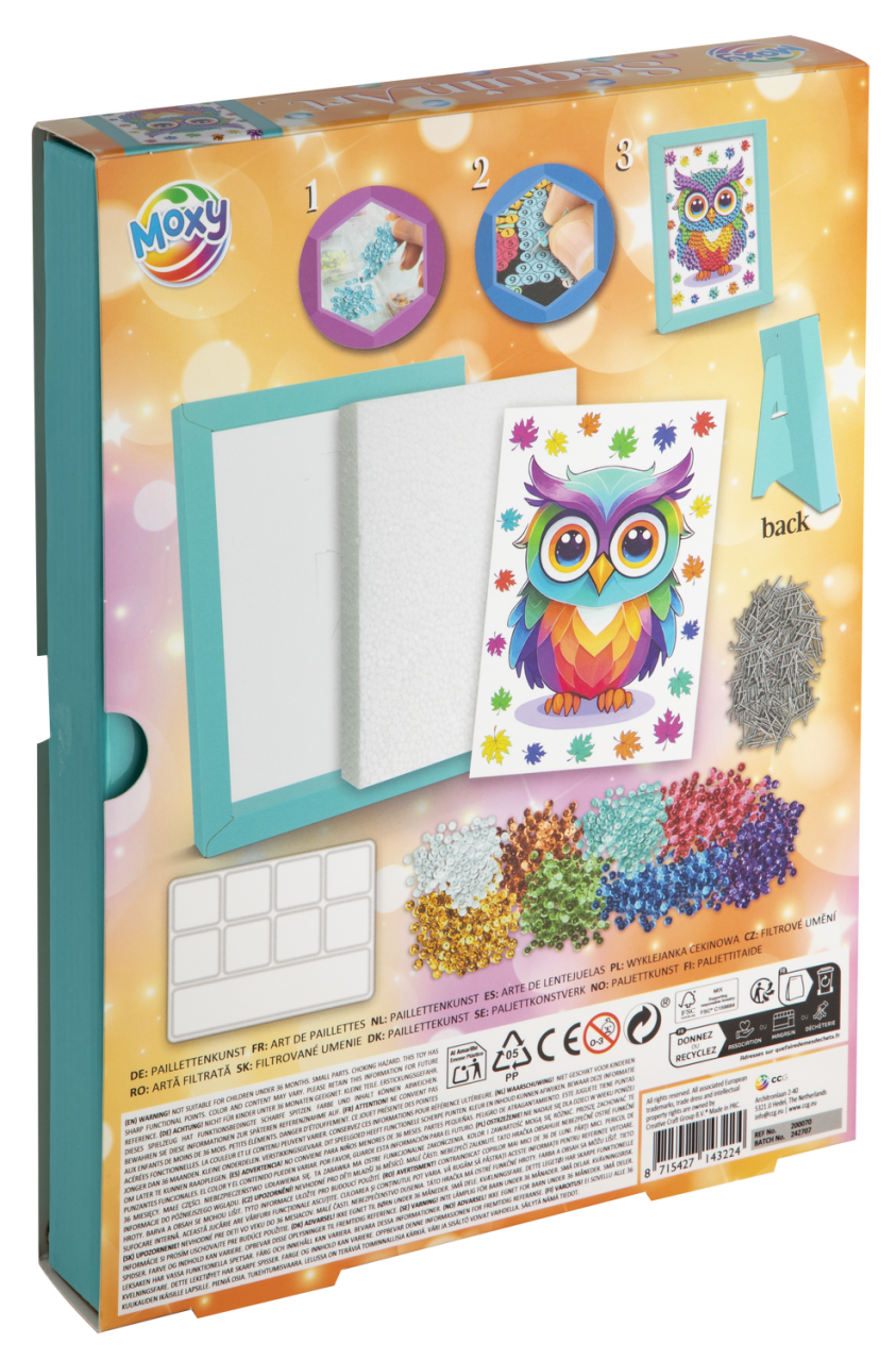 Tablou cu paiete - Bufnita [2]