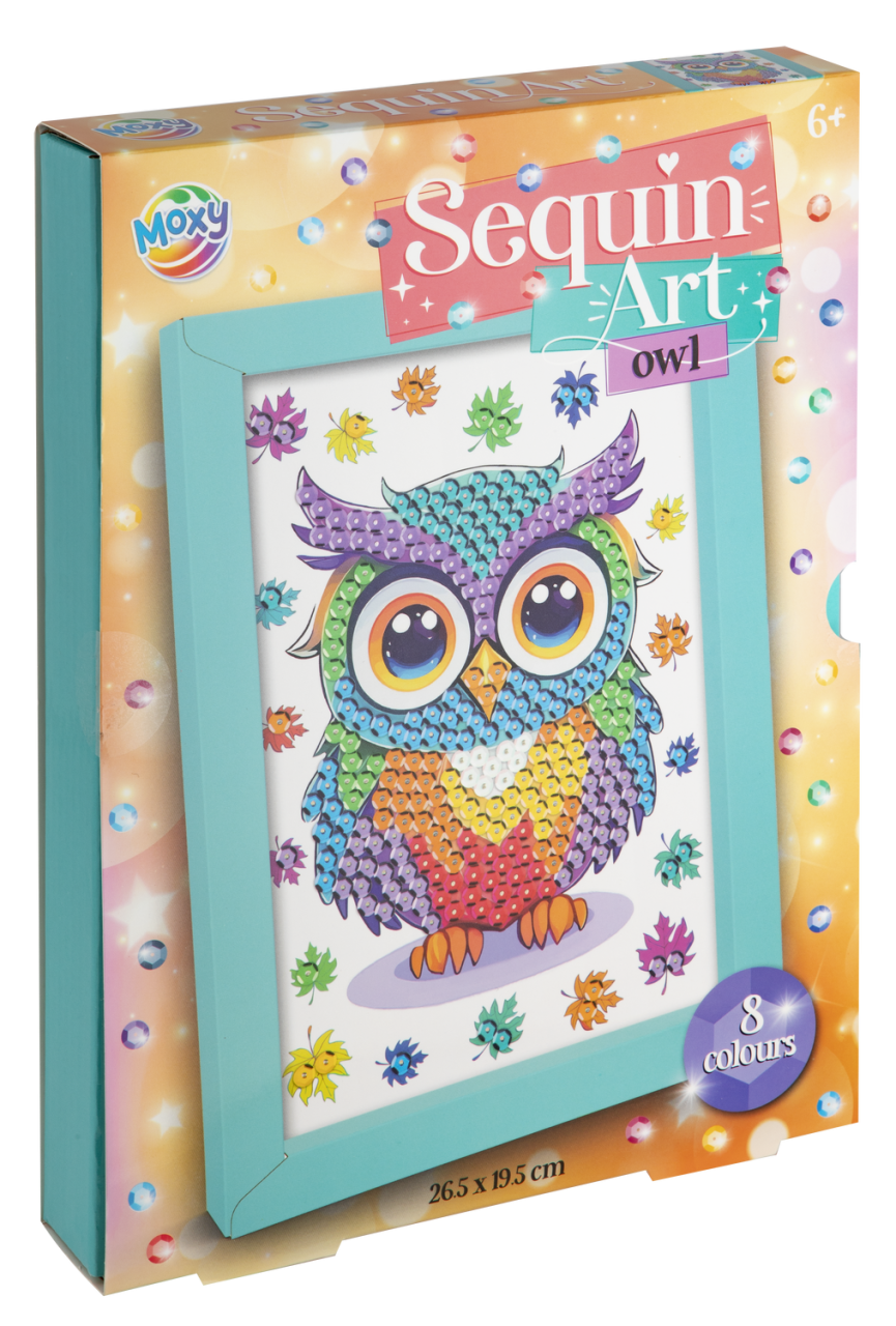 Tablou cu paiete - Bufnita [1]