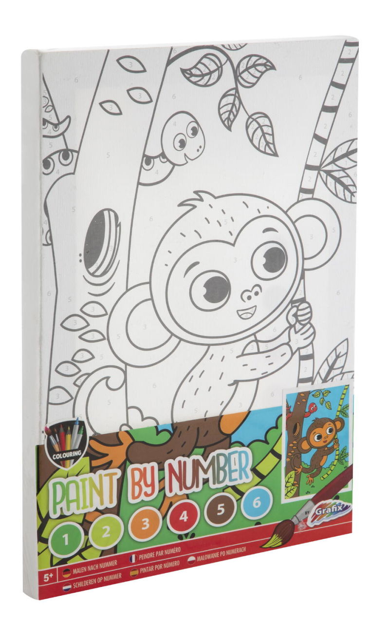 Tablou pictez pe numere - Maimutica [1]