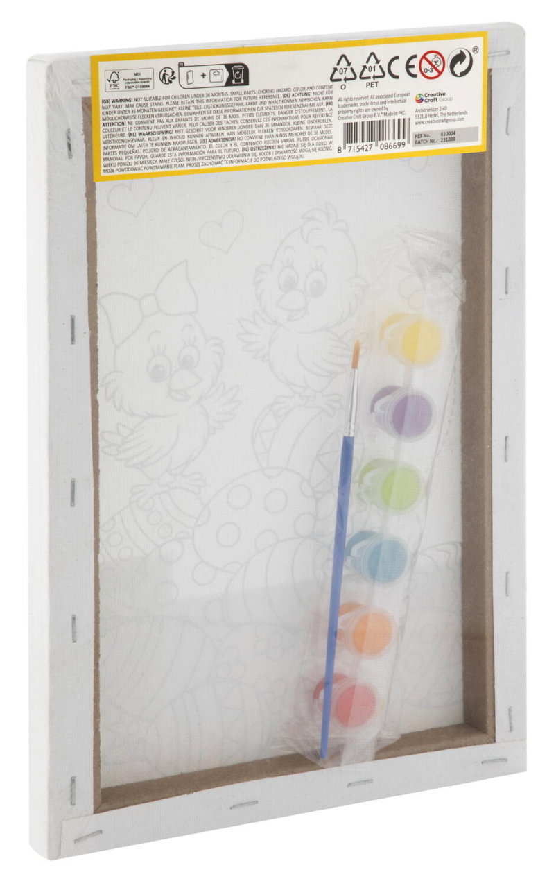 Tablou pictura pe numere - Puisori de Paste [2]