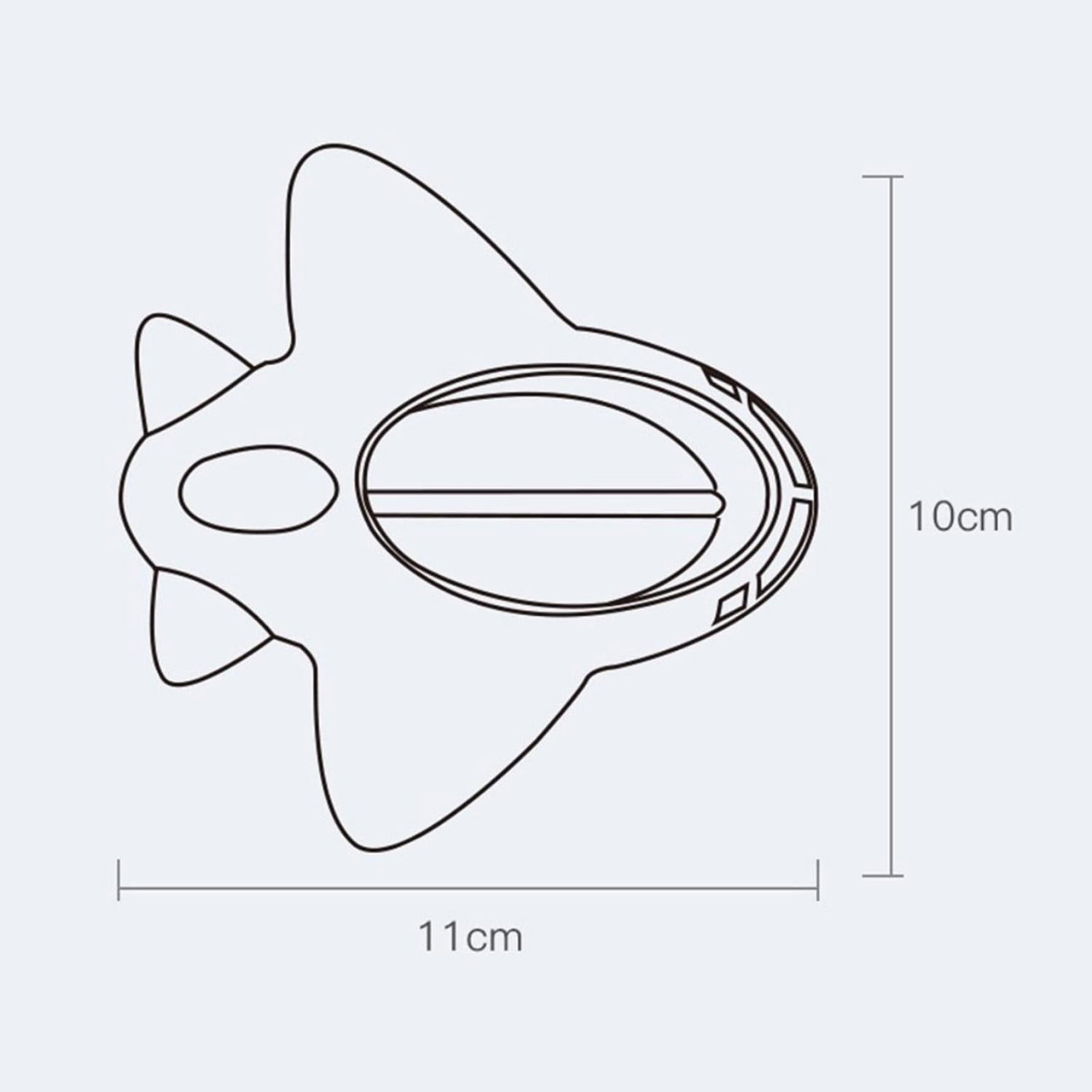 Termometru pentru Baie, Flippy, Plutitor, Rezistent la apa, Multifunctional, Model Avion, 11x10x4 cm, Roz [5]