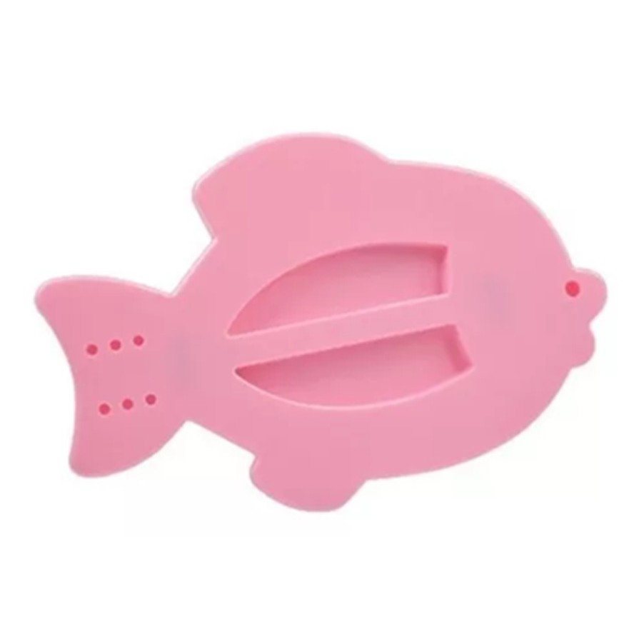 Termometru pentru Baie, Flippy, Plutitor, Rezistent la apa, Multifunctional, Model Peste, 15.5x9.5x2 cm, Roz [5]