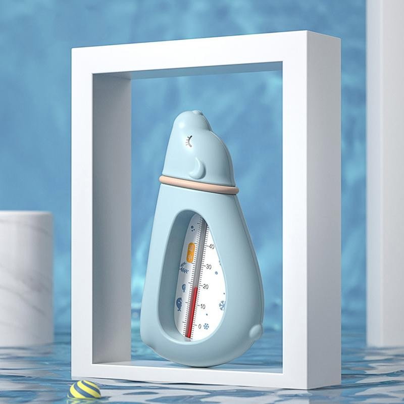Termometru pentru Baie, Flippy, Plutitor, Rezistent la apa, Multifunctional, Model Urs Polar, 15x7.5x4 cm, Albastru [3]