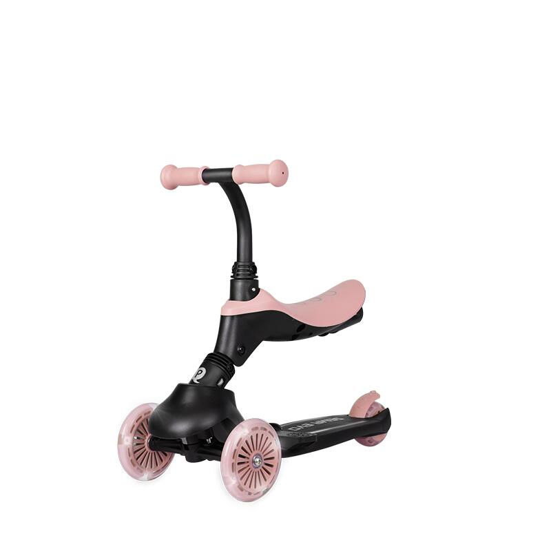 Trotineta multifunctionala 5in1 Qplay Sema EVO Roz [3]