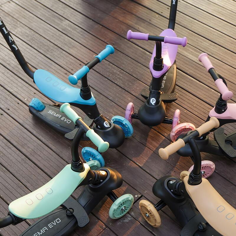 Trotineta multifunctionala 5in1 Qplay Sema EVO Verde [11]