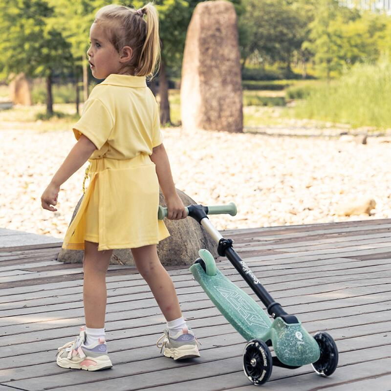 Trotineta pliabila Qplay Sparkling, Roz [5]