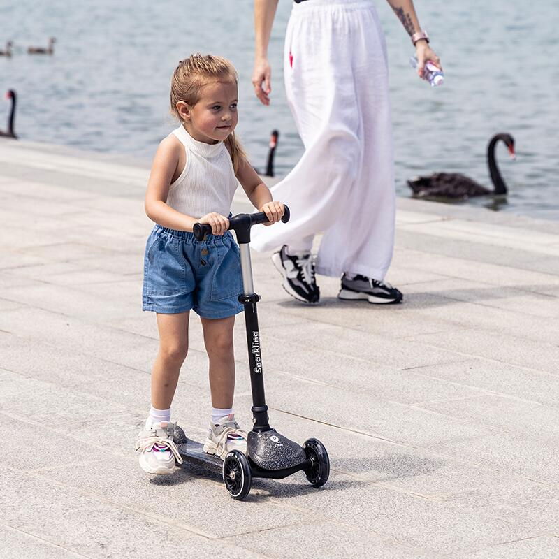 Trotineta pliabila Qplay Sparkling, Roz [3]