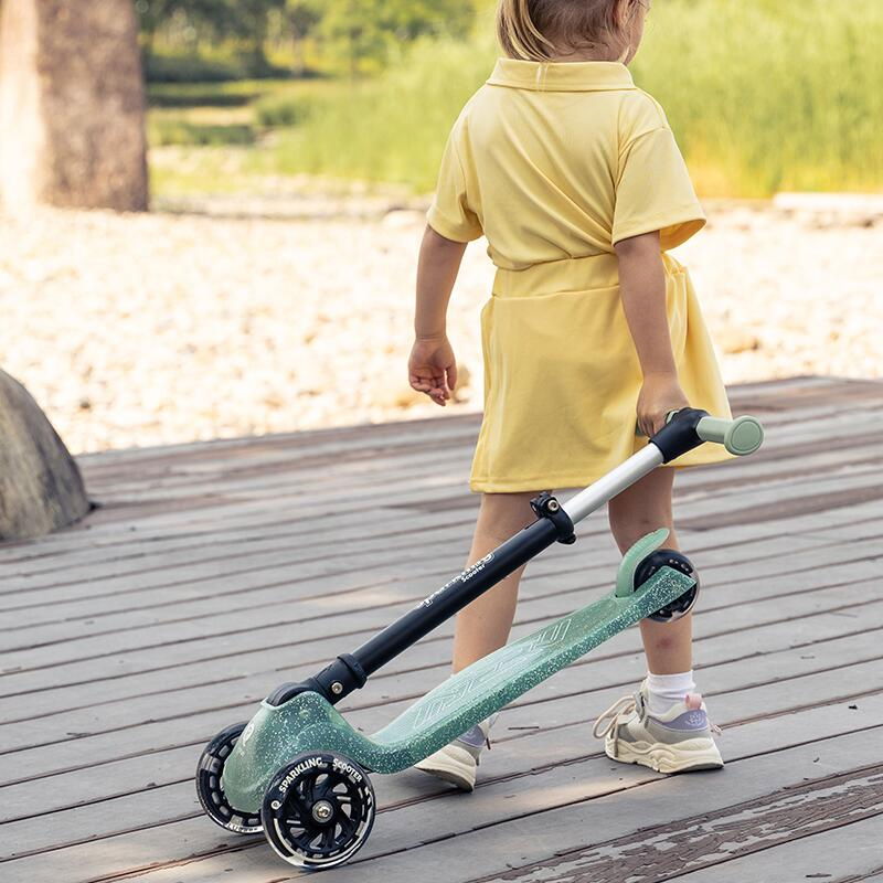 Trotineta pliabila Qplay Sparkling, Verde [4]