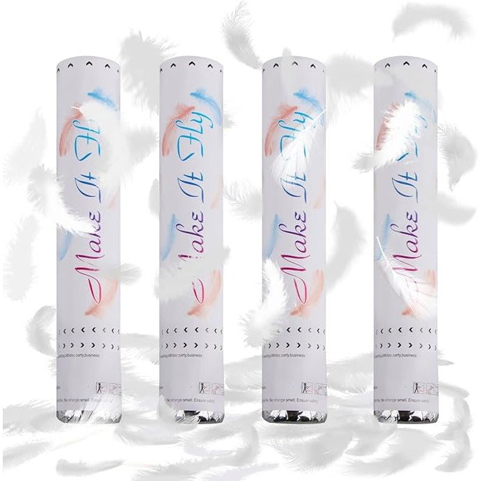 Tub de Confetti, Flippy, Model Pene, 27 cm, Make It Fly, Alb [9]