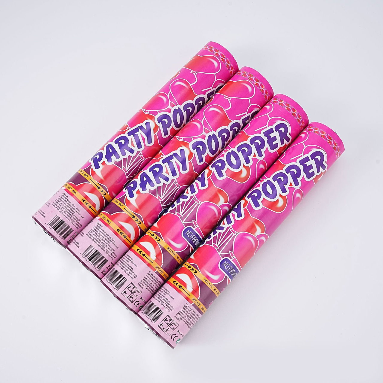 Tun Confetti, Flippy, Model Mix din Folie, 40 cm, Ambalaj din Carton, Eliberare prin Rasucire, Multicolor [5]