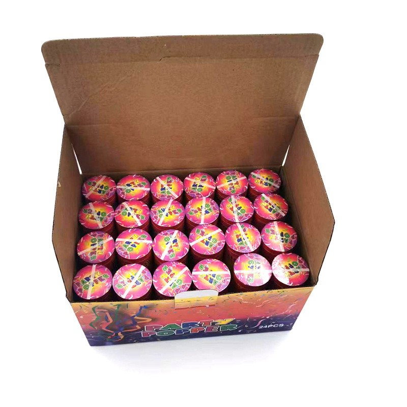 Tun de Confetti, Flippy, Party Popper 15 cm, Model Panglici din Folie, Multicolor [4]