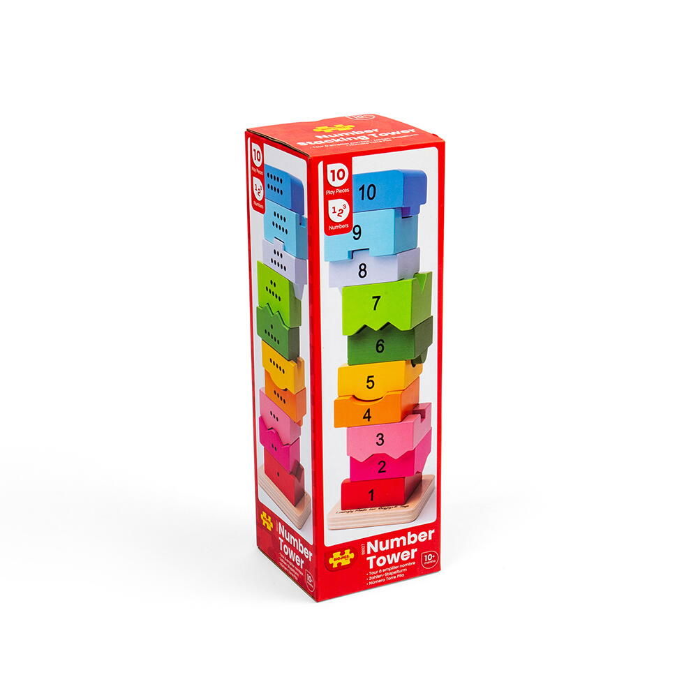 Turnulet din lemn cu numere [5]