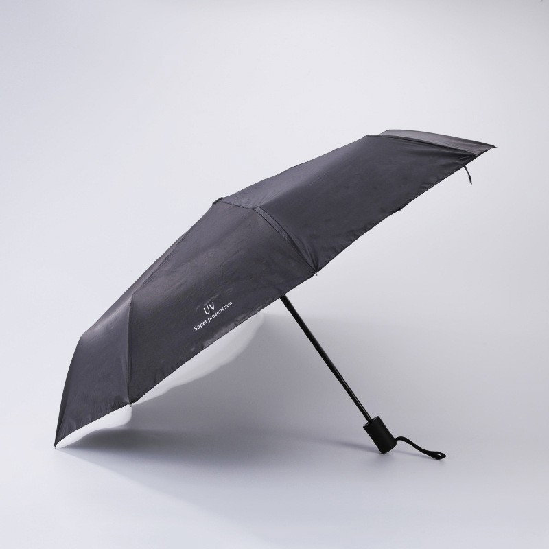 Umbrela, Flippy, Protectie UV Soare, Protectie Ploaie, Pliabila, din Vinil si Otel, 96 x 67 cm, Negru [6]