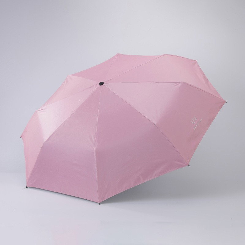 Umbrela, Flippy, Protectie UV Soare, Protectie Ploaie, Pliabila, din Vinil si Otel, 96 x 67 cm, Roz [3]