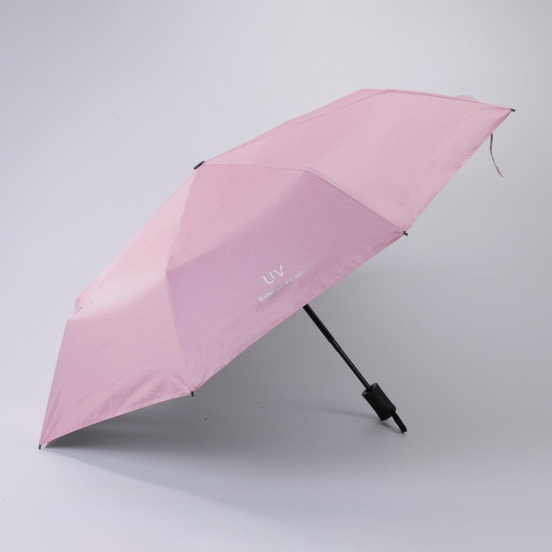 Umbrela, Flippy, Protectie UV Soare, Protectie Ploaie, Pliabila, din Vinil si Otel, 96 x 67 cm, Roz [4]