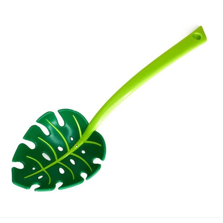 Ustensila bucatarie universala tip frunza, material ABS, creativa, design unic si modern, 30x9.5 cm, verde [1]