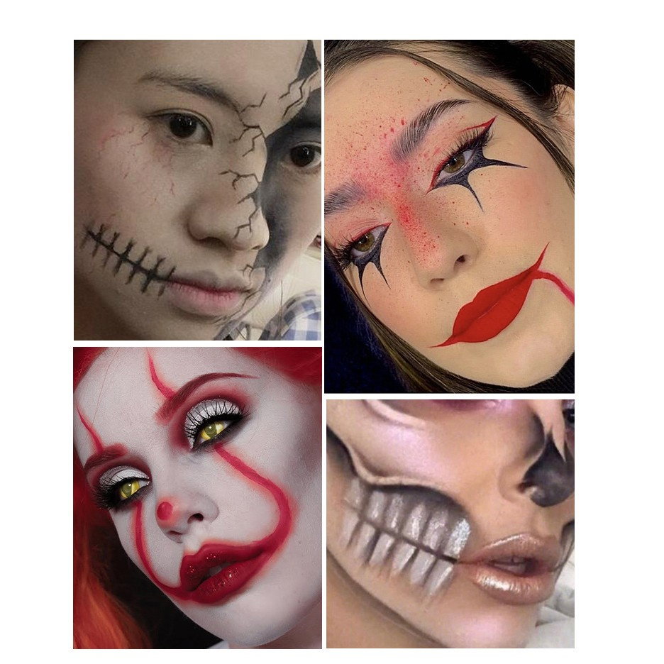 Vopsea de Fata/Corp, Flippy, pe Baza de Ulei, 35 g, Rosu [4]