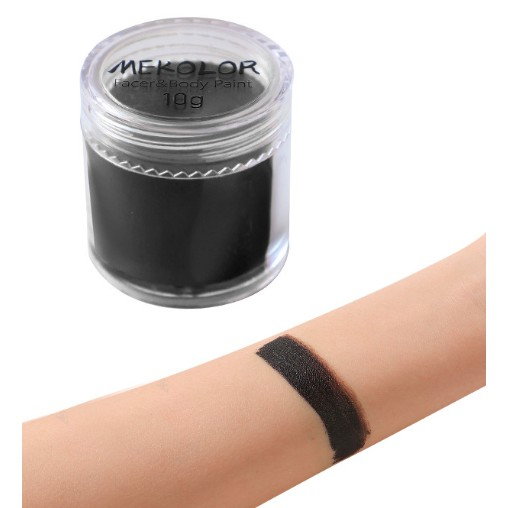 Vopsea pentru Fata/Corp, Flippy, pe Baza de Ulei, 10g, 2.8 x 3.1 cm, Negru [1]