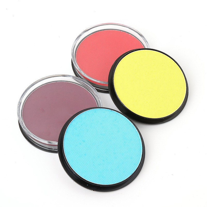 Vopsea pentru Fata si Corp, Flippy, cu Pigment Fosforescent, 30 g, Activare cu Apa, Visiniu [3]