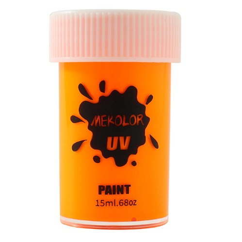 Vopsea pentru Fata si Corp, Flippy, cu Pigment Fosforescent UV, 15 ml, Portocaliu [1]