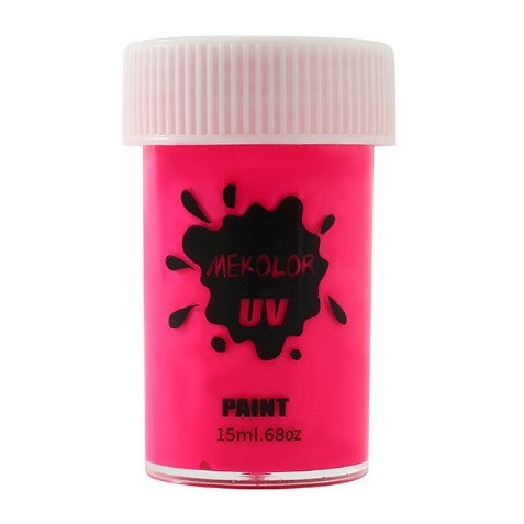 Vopsea pentru Fata si Corp, Flippy, cu Pigment Fosforescent UV, 15 ml, Roz [1]