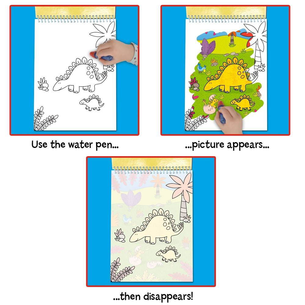 Water Magic: Carte de colorat Dinozauri [3]